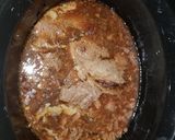 A picture of step 4 of My Slowcooked Beef in A lovely Gravy.💜.