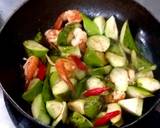 มะเขือยาวผัดใส่กุ้ง วิธีทำสูตร 4 รูป