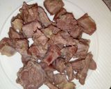 A picture of step 2 of Beef Pilau.