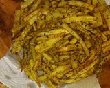 Foto del paso 12 de la receta: Hipercalórico salvaje de bastones de pollo y papas bravas