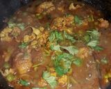 गोभी मटर की रसेदार सब्जी (Gobhi matar ki rasedar sabzi recipe in hindi)  रेसिपी चरण 15 फोटो