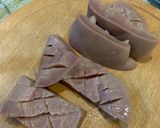 Hình bước làm 1 của món Mì Cật Bò Viên