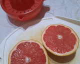 Foto del paso 1 de la receta: Licuado de damascos, pomelo rosado y miel