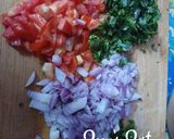 A picture of step 1 of Street Style Bhujiya Bhel.