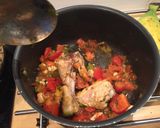 A picture of step 7 of Sancocho de gallina ~ Colombian soup.