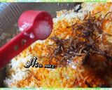 A picture of step 12 of Beef Biryani.