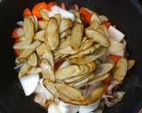 A picture of step 7 of From a Chef's Kitchen! The Secret to Easy and Super Delicious Tonjiru (Pork Miso Soup).