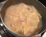 A picture of step 9 of Porcini Mushroom Ravioli in Soy Milk Sauce.