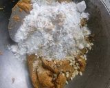 A picture of step 4 of Besan laddu.
