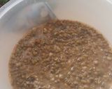 A picture of step 2 of Coconut green peas with potatoes.