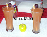 A picture of step 1 of Apple grape juice.