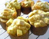 A picture of step 7 of Muffins Made With Sweet Potatoes and Pancake Mix.