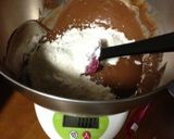 A picture of step 3 of Moist Chocolate Cake Made with Yogurt and Pancake Mix.