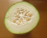 A picture of step 1 of Chinese-Style Winter Melon and Sakura Shrimp Soup Flavored with Ginger.