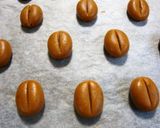 A picture of step 5 of Coffee Bean Cookies.