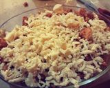 A picture of step 3 of Loaded fajita fries.