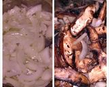A picture of step 2 of mushroom stroganoff.