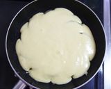 A picture of step 7 of Apple Cake made with Pancake Mix in a Frying Pan.