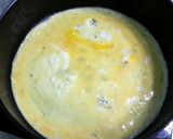 A picture of step 2 of Carrot Omelette Roll Diet Breakfast.