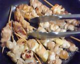 A picture of step 8 of Yakitori Made Easy with a Skillet and Microwave! Homemade Sauce Too.