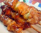 A picture of step 9 of Yakitori Made Easy with a Skillet and Microwave! Homemade Sauce Too.