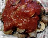 A picture of step 10 of Easy Garlic Sausage Skillet w/ Cheese Ravioli.