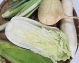 Hình bước làm 1 của món Bún Huế chay
