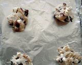 A picture of step 8 of White Chocolate Cranberry Cookies.