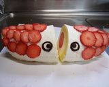 A picture of step 17 of For Children's Day! A Koinobori Cake That Kids Will Love.