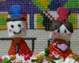A picture of step 4 of For Hinamatsuri (Doll's Festival): A Doll Tier Cake!.