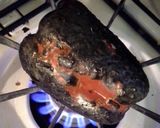 A picture of step 1 of Roasted Red Peppers.