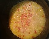 A picture of step 1 of Grits and vegetables.
