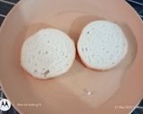 A picture of step 1 of Garlic bread egg toast.