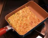 A picture of step 3 of Tuna Tamagoyaki Omelette Sandwiches.