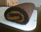 A picture of step 18 of Moist Fluffy Chocolate Swiss Roll.