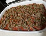 A picture of step 3 of Cornbread Pizza.