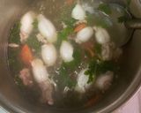 รูปขั้นตอนการทำที่ 5 ของ ต้มจืดปลาหมึกยัดไส้ไก่สับ
