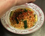 A picture of step 11 of Simmered Seafood Spaghetti.