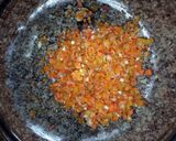 A picture of step 2 of Kandell's Best meatball mix.