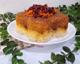 عکس مرحله 15 از دستور تهچین گوشت و آلو 😋