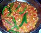 A picture of step 3 of "Ropa Vieja" (Shredded beef- panamanain style).