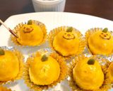 A picture of step 8 of Halloween Pumpkin-Shaped Kabocha Squash Sweets.