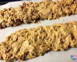 A picture of step 4 of Roasted Hazelnut Biscotti.
