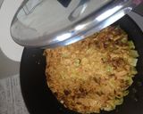 A picture of step 5 of A Single Serving Okonomiyaki with Just Cabbage.