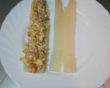 Foto del paso 1 de la receta: Espárragos rellenos y con salsa de queso