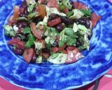 A picture of step 3 of Red bean salad.