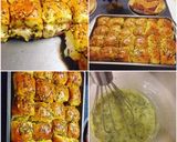 A picture of step 4 of Poppyseed Ham and Cheese Sandwich Rolls/Sliders.