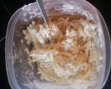 A picture of step 5 of Spaghetti Pie.