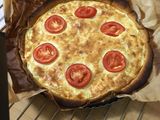 Quiche de bacon y queso