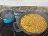 Arroz meloso de presa ibérica con setas